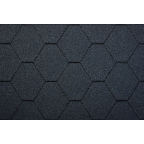 Gont Bitumiczny HEXAGONAL 6824 Czarny MIDA Standard 3m2
